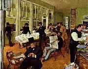 Edgar Degas Die Baumwollfaktorei painting